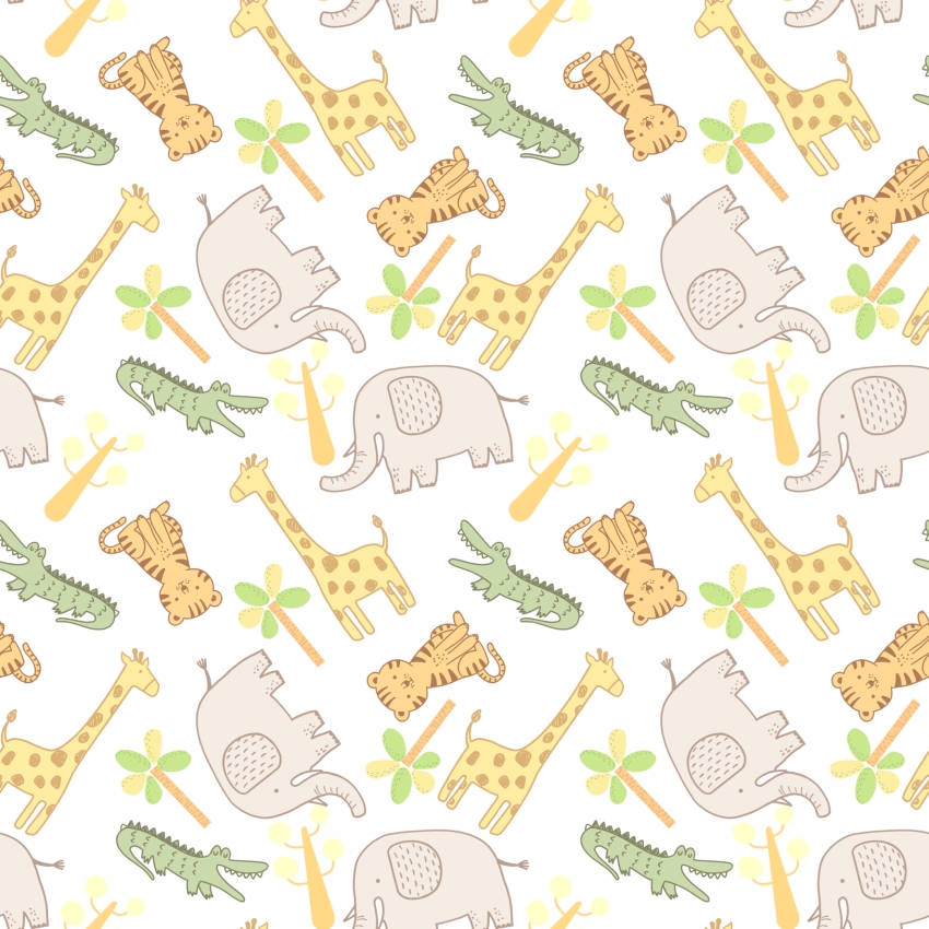 Callies Choice Animals White/Ivory by EQS