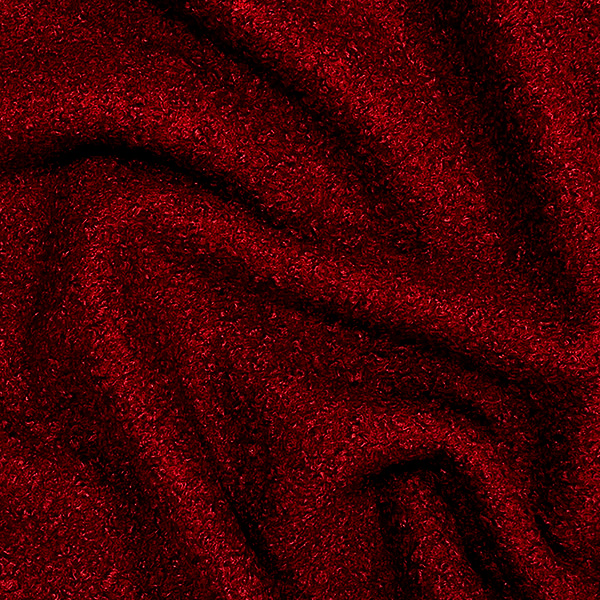 Boucle  Fabric Wine