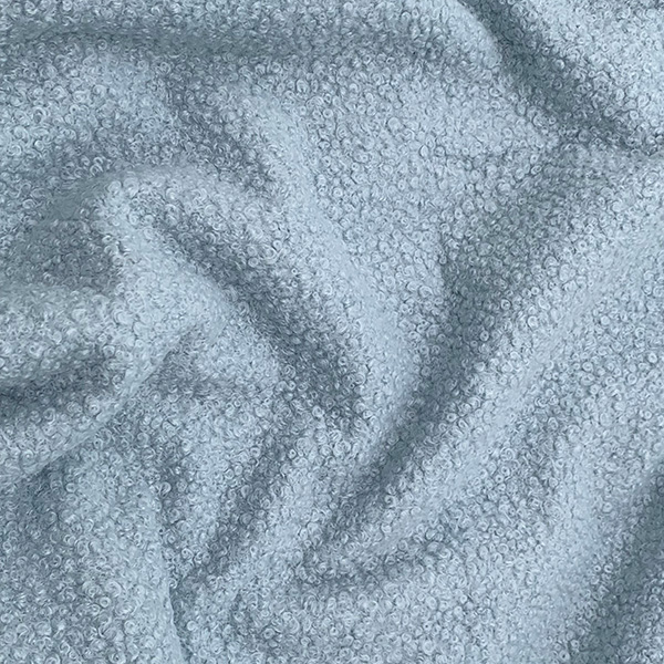 Boucle  Fabric Pale Blue