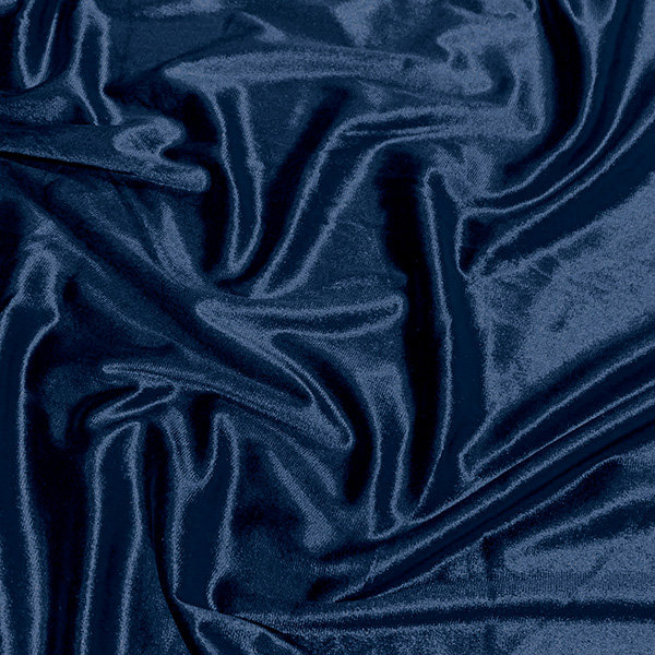 Stretch Glass Velvet Marine
