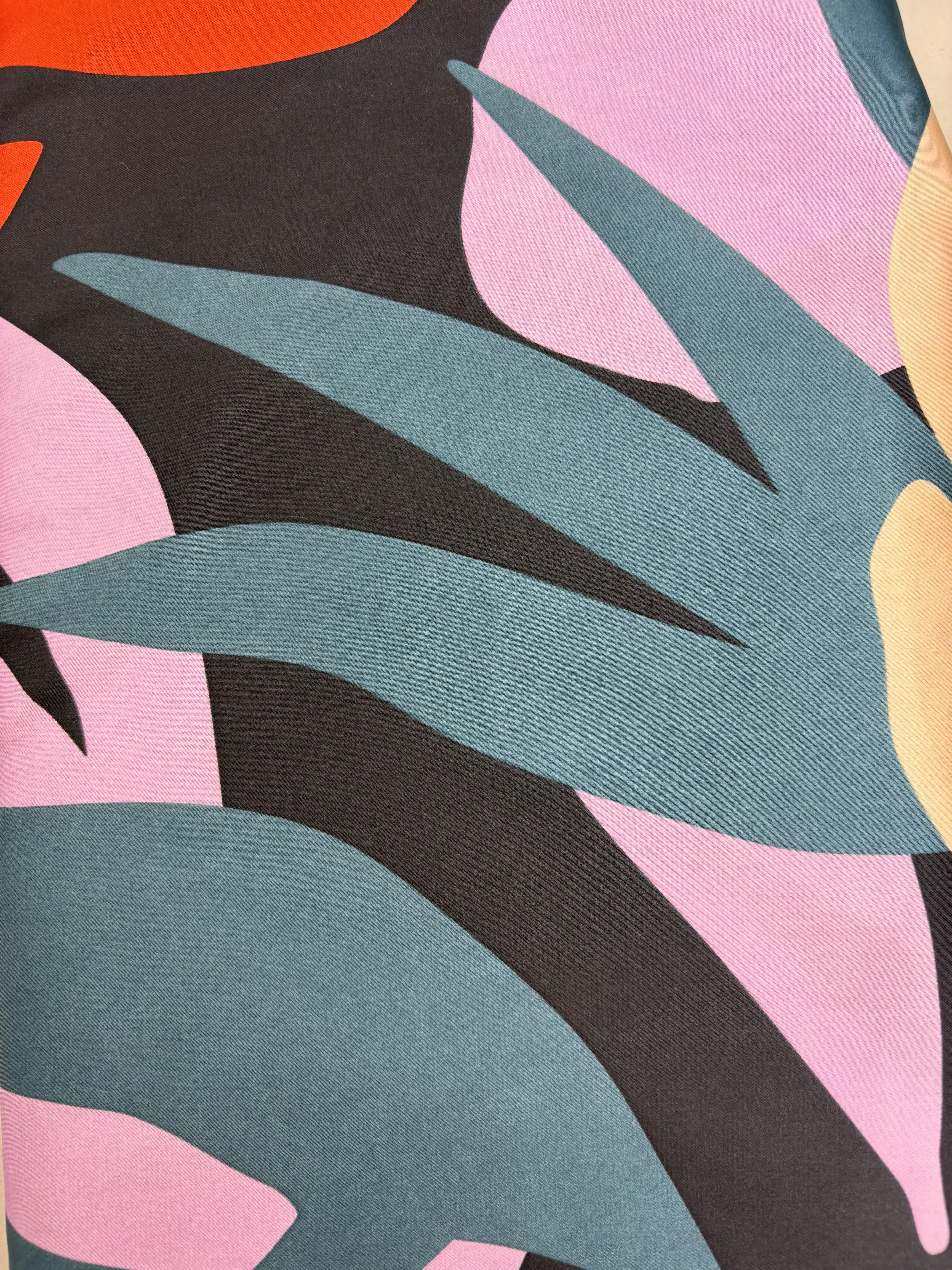 100% Polyester - Lavender/Ocean