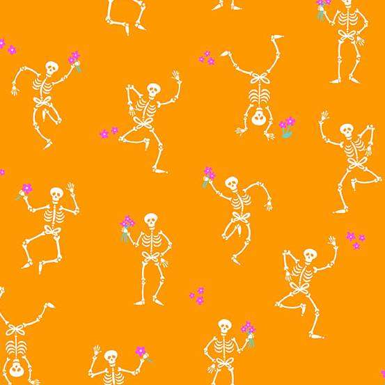 Ghostly Garden - Skeleton Jig-Orange