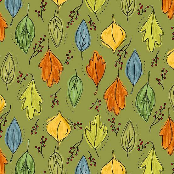 Harvest Home-Fall Foliage-Olive