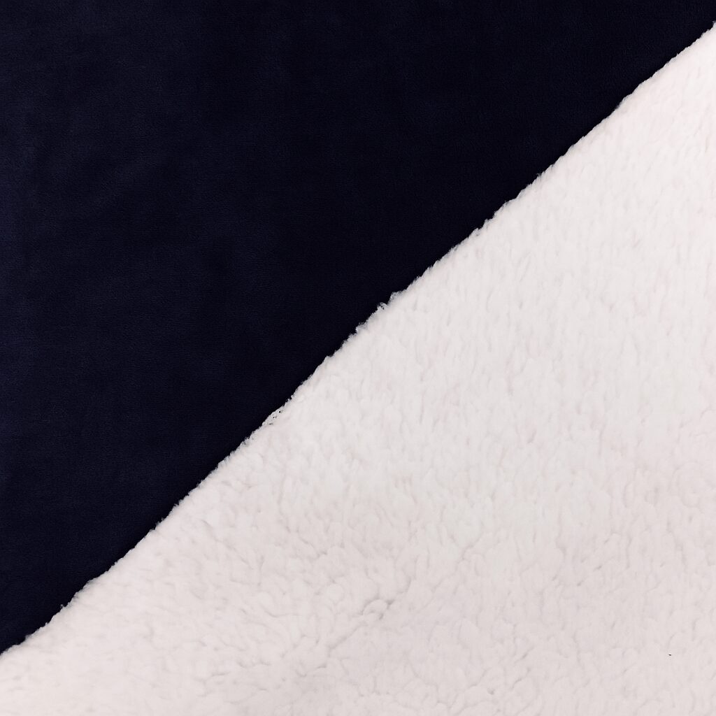 Soft Sherpa Fleece - Navy
