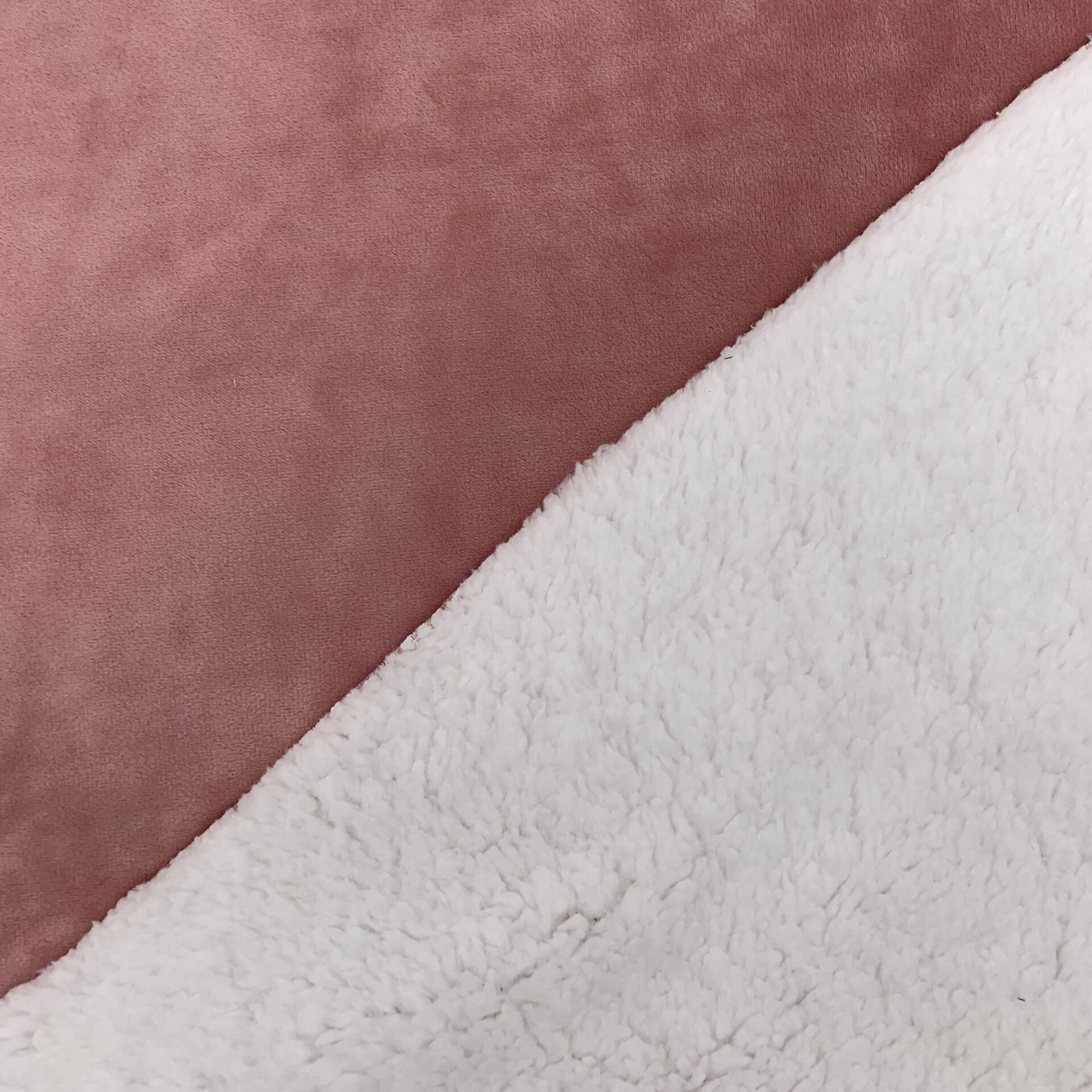 Soft Sherpa Fleece - Rose