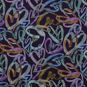 Babycord Digital Hearts-Dark Purple