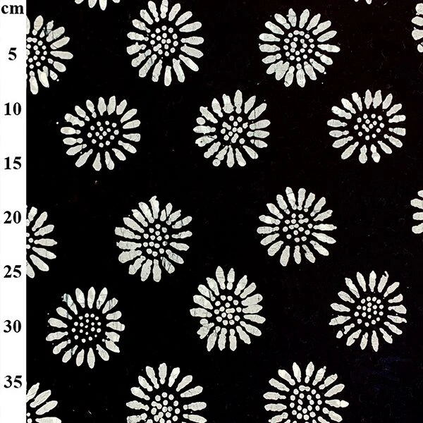 John Louden 50's Cotton Hand Printed Batik Fabric 0340 Des 1