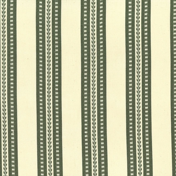 Ticking Cotton Canvas Olive