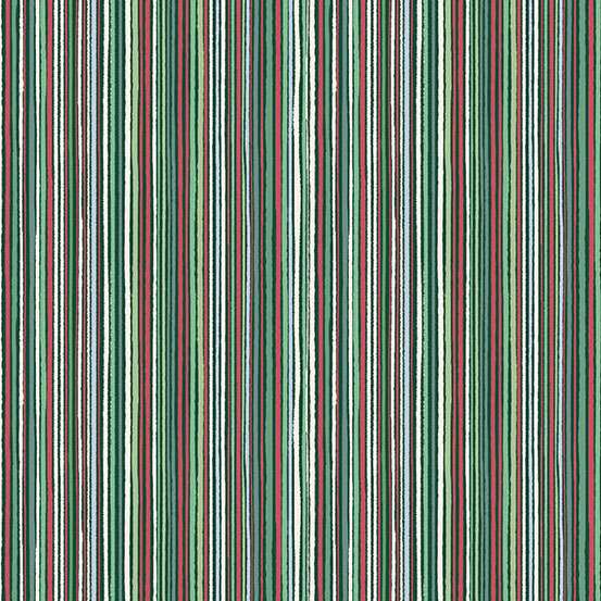 Country Christmas by Makower-Fine Stripe
