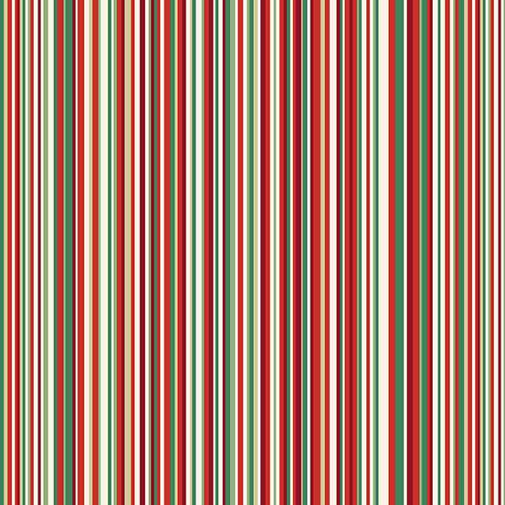 Adorn Christmas by Makower-Classic Stripe