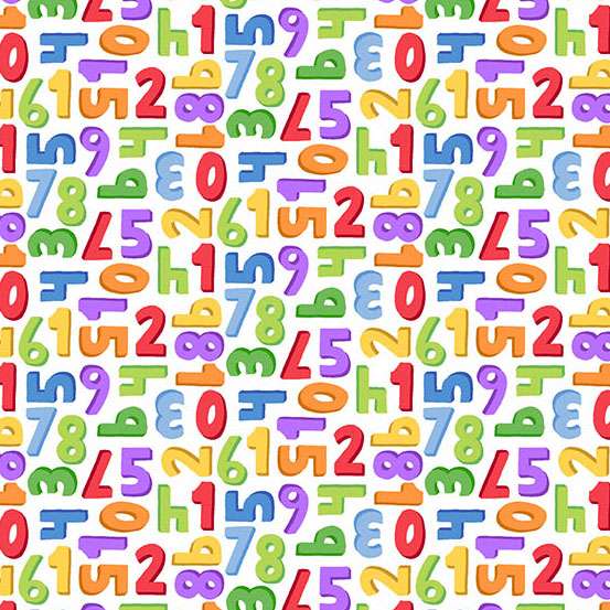 Back to School by Seek to Spring from Makower-Numbers