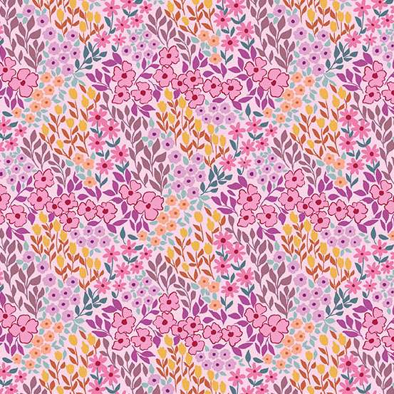 Sunset Cottage by Stephanie Organes-Petal Field Pink