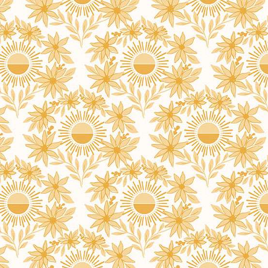 Sunset Cottage by Stephanie Organes-Daylight Blooms Yellow