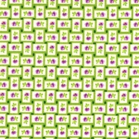 Wildflowers - Flower Power-Purple Green