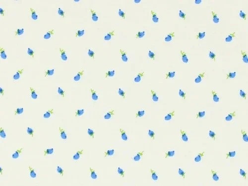 Wildflowers - Classic Florals-Blue Buds