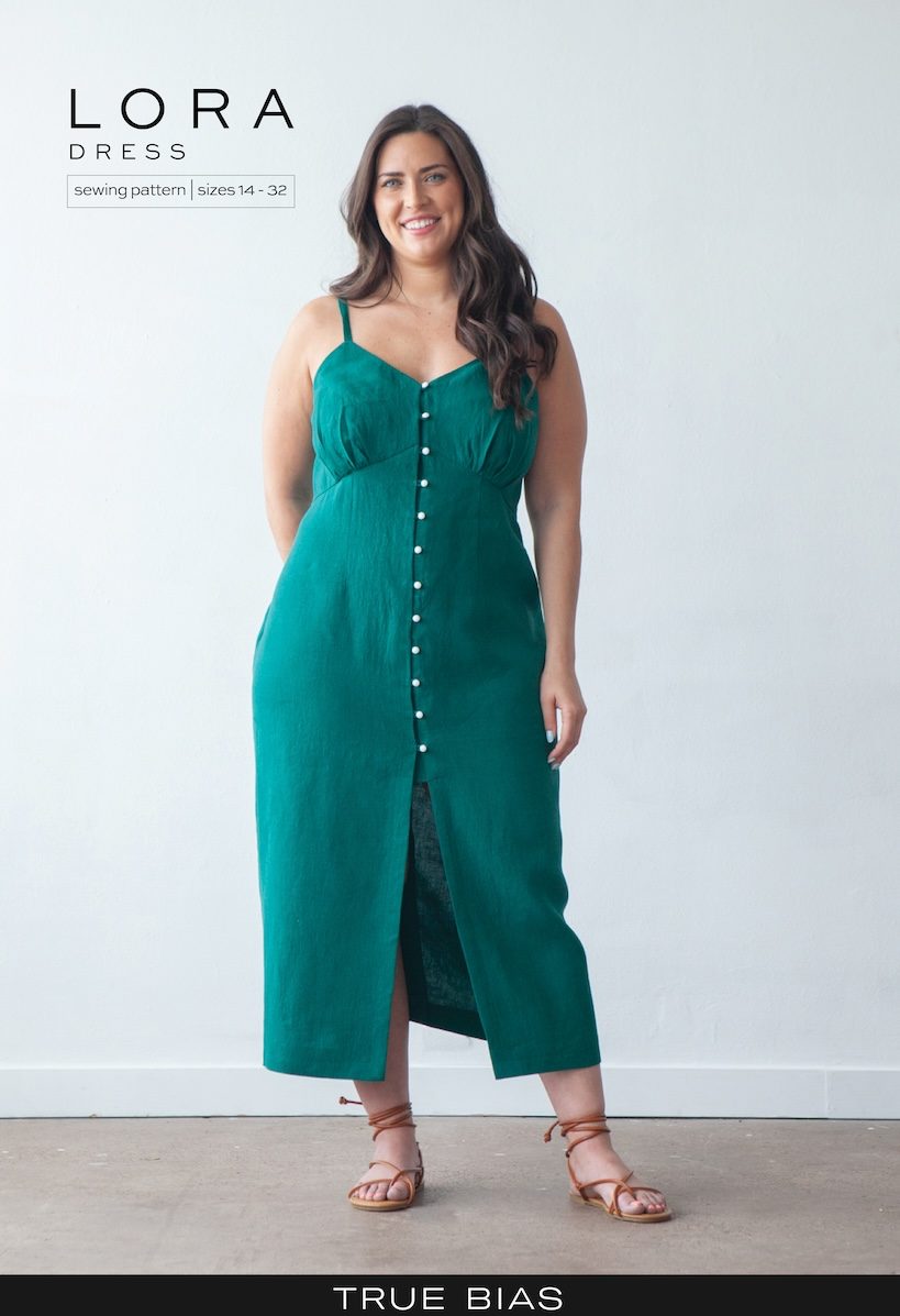 True Bias Lora Dress  - Printed Pattern