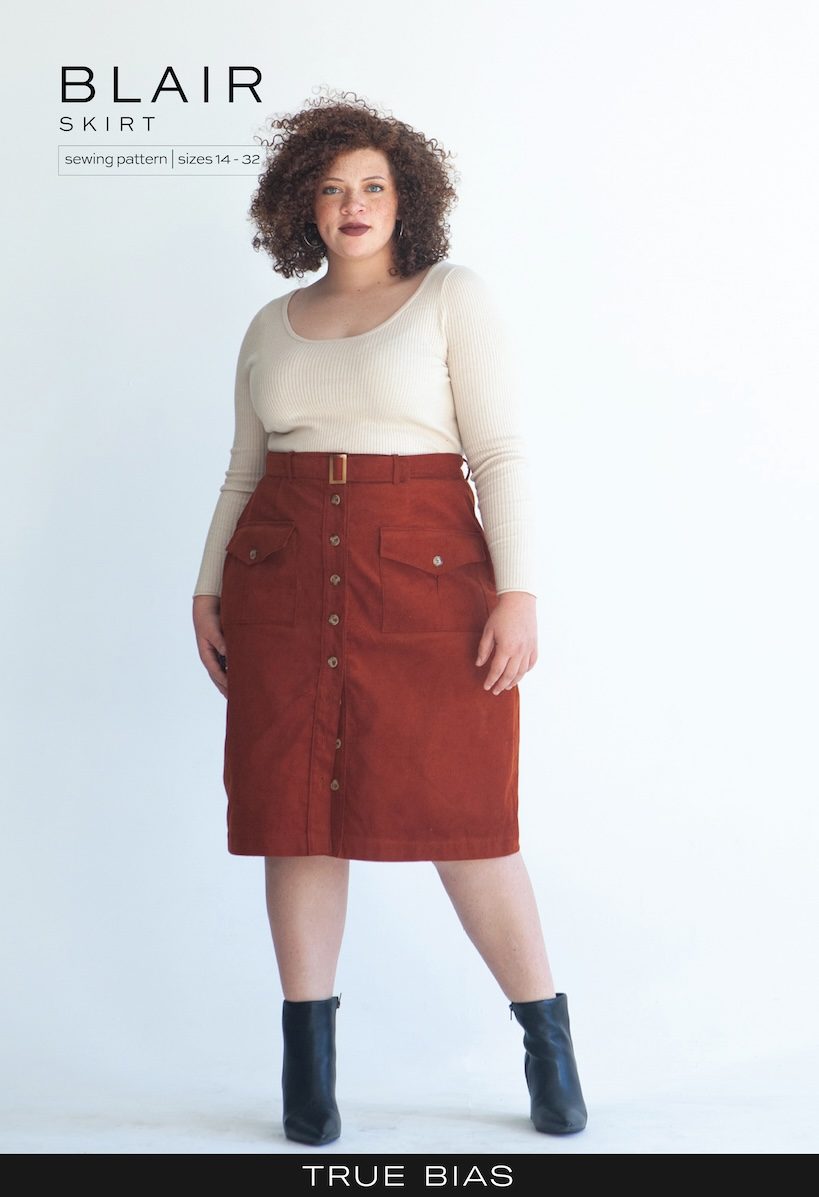 True Bias Blair Skirt - Printed Pattern