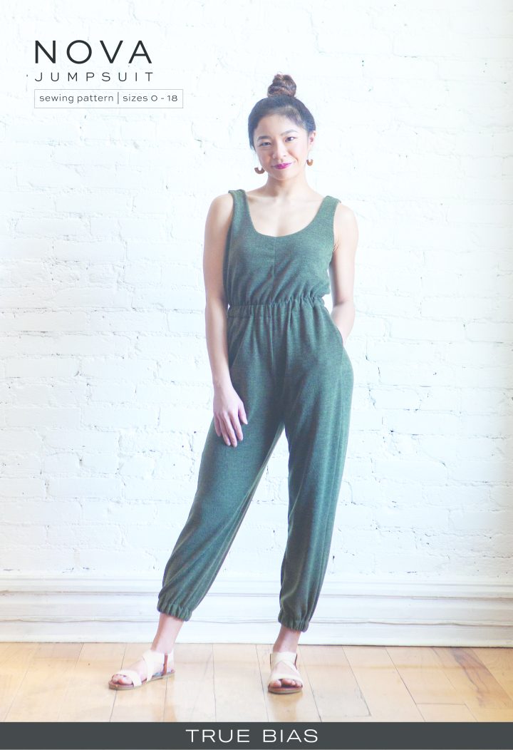 True Bias Nova Jumpsuit - Printed Pattern