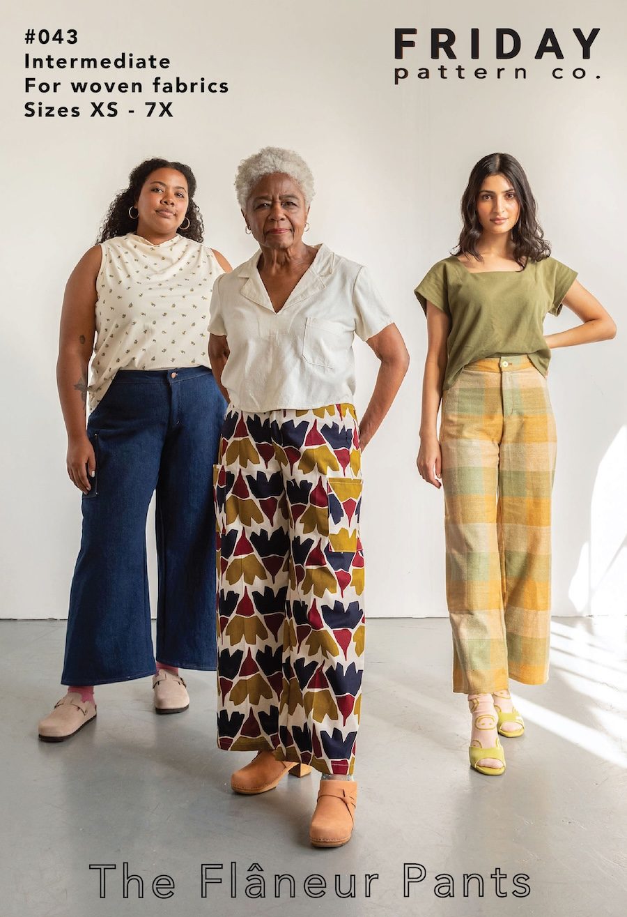 Friday Pattern Company Flaneur Pants - Printed Pattern