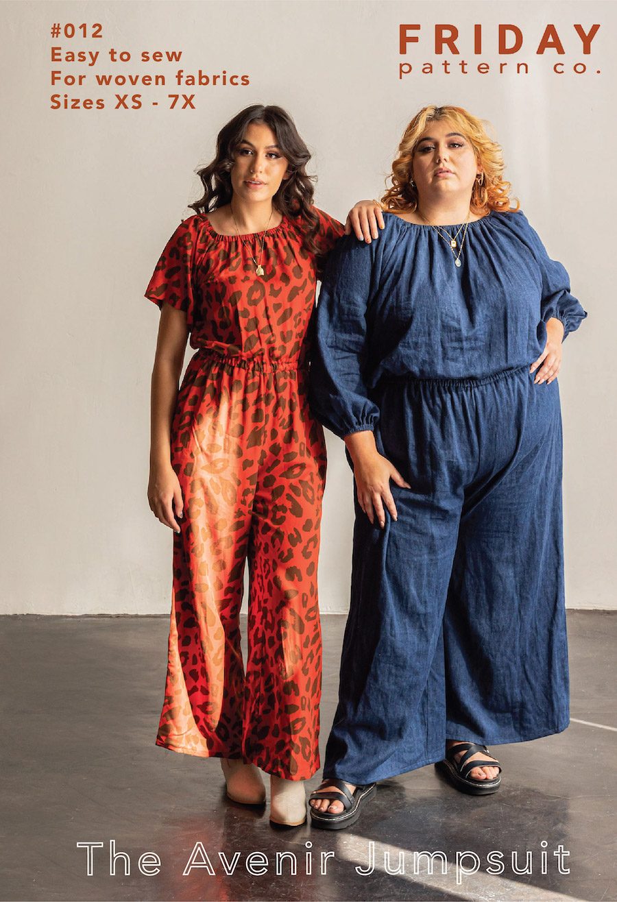 Friday Pattern Company Avenir Jumpsuit- Printed Pattern