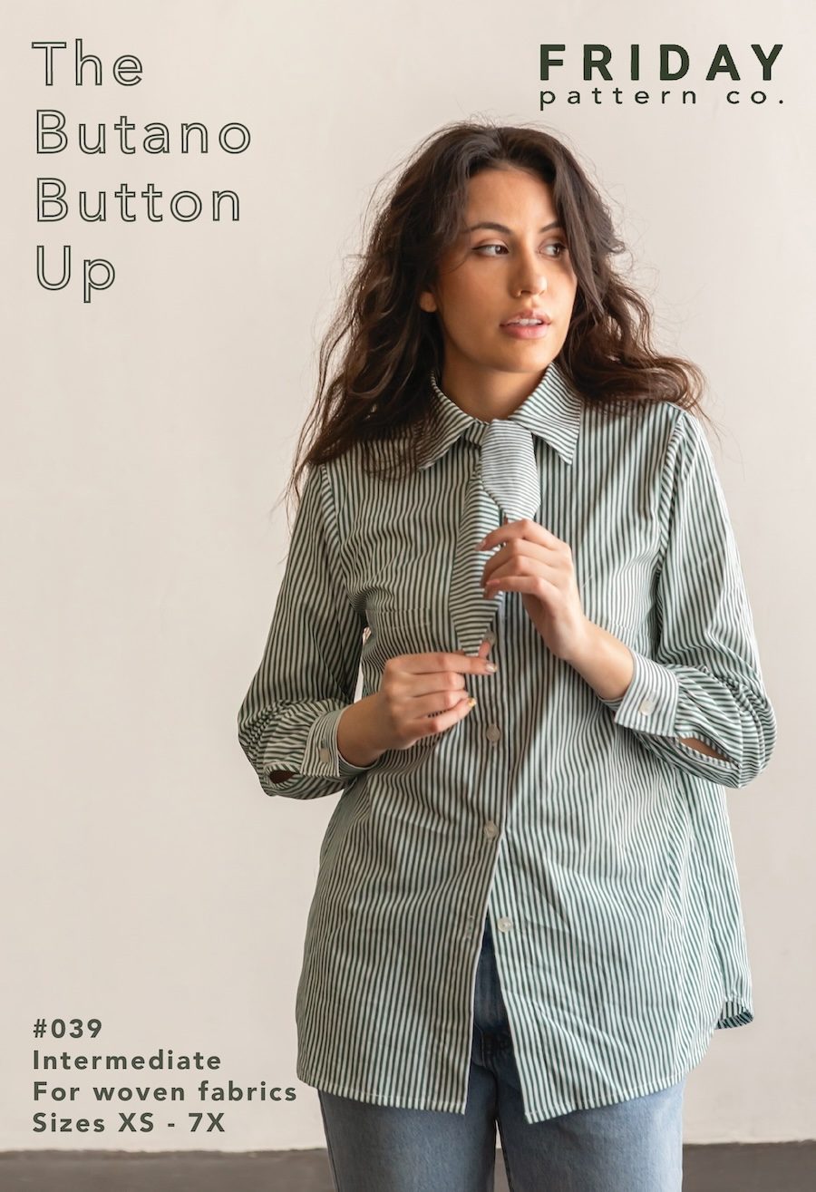 Friday Pattern Company Butano Button Up Shirt- Printed Pattern