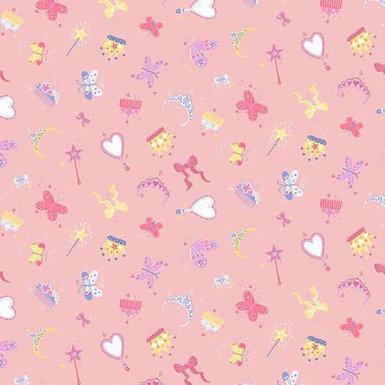Dance Class by Makower - Accessories Pink
