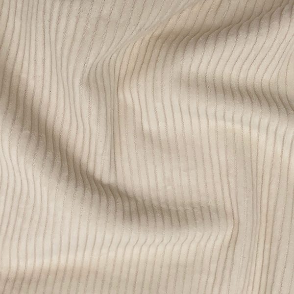 Cotton 4.5 Wale Washed Corduroy Cream
