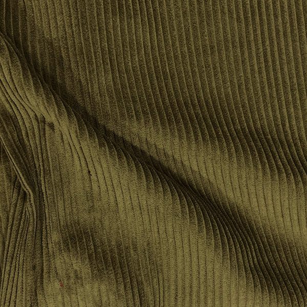 Cotton 4.5 Wale Washed Corduroy Moss