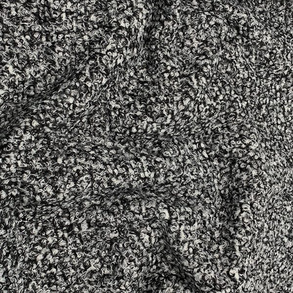 Boucle  Fabric Marl Black