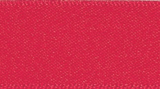 Berisford Poppy Red Double Faced Satin Ribbon 15mm