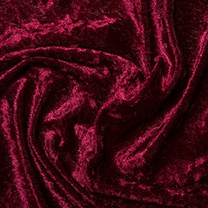 Wine Crushed Velvet 