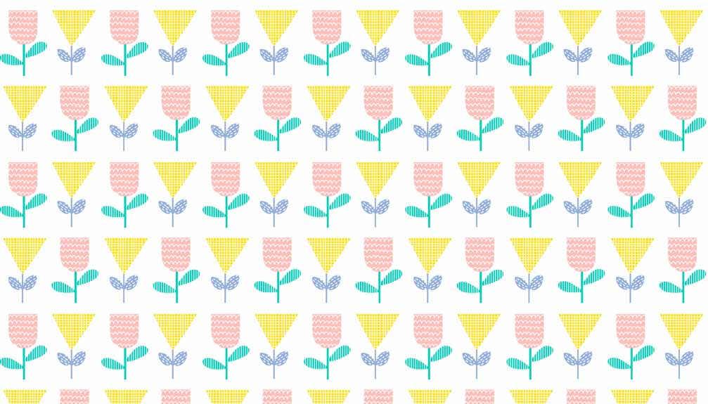 Floral Splendor 50's Yellow