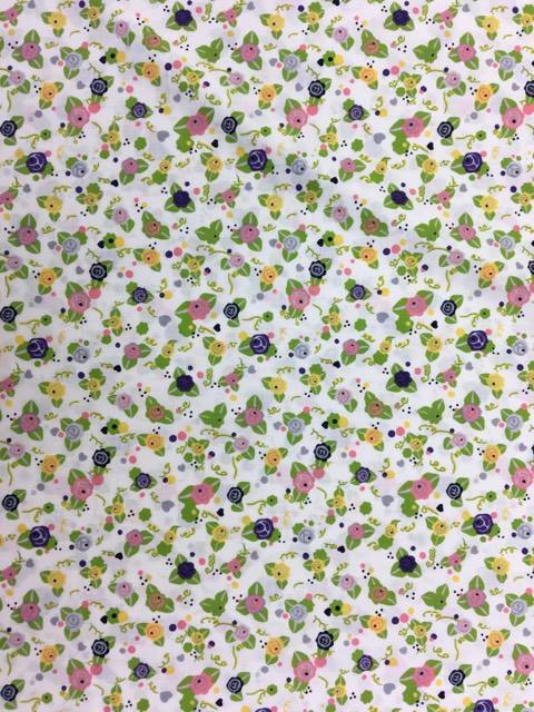 Cotton Lawn Summer Roses